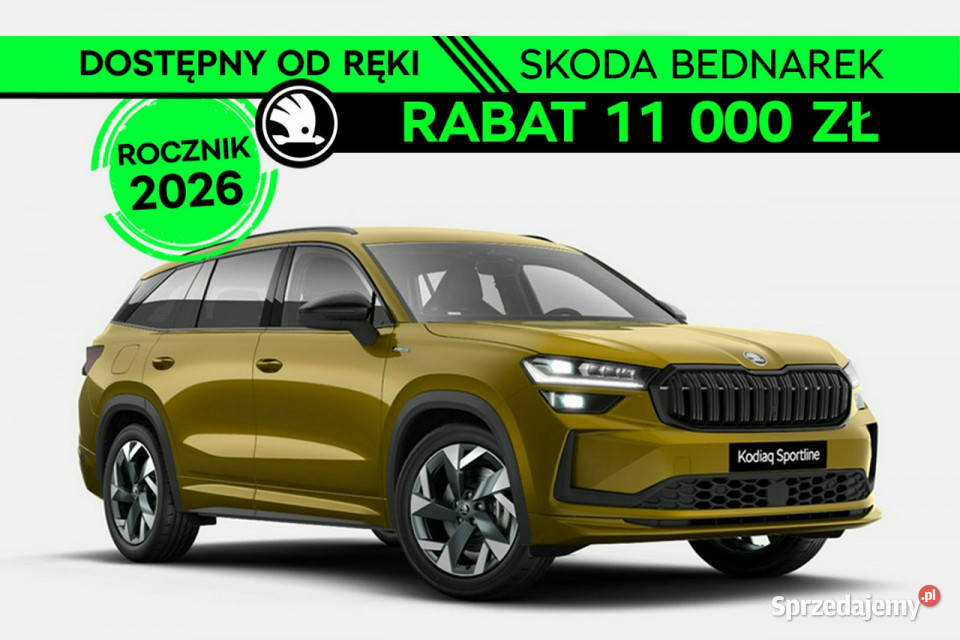 koda Kodiaq Sportline 20 TDI 193 DSG 4x4 immobilizer łódzkie Łódź