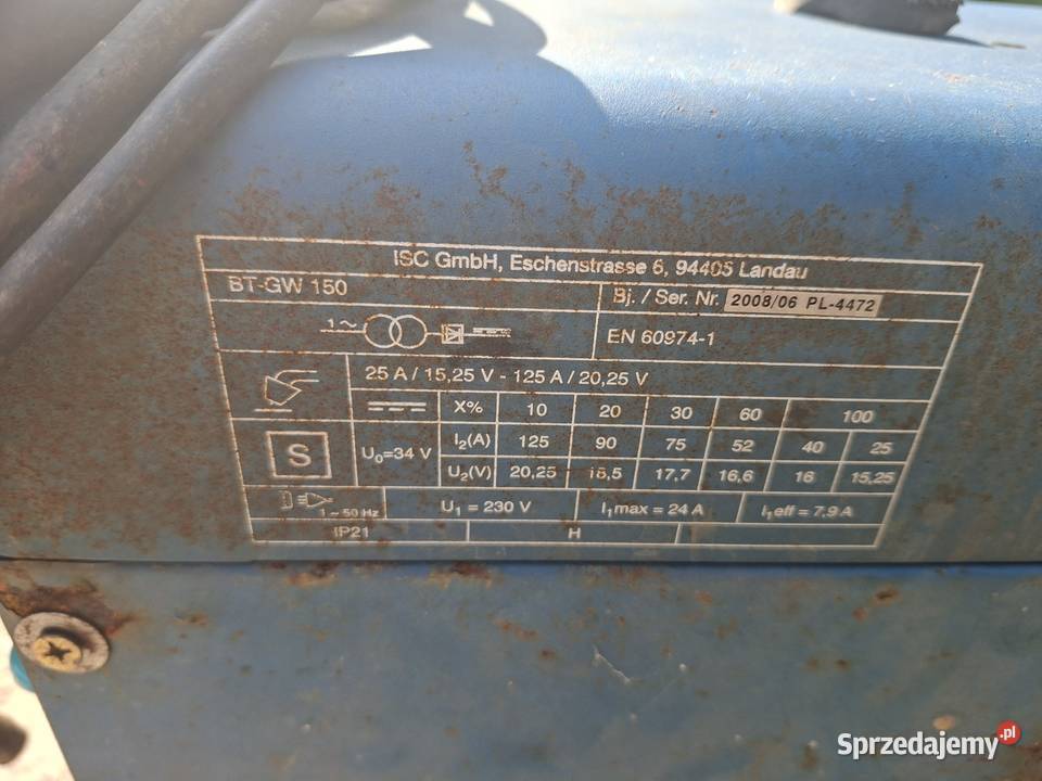 SpawarkaMigomat Einhell BTGW 150 śląskie Myszków