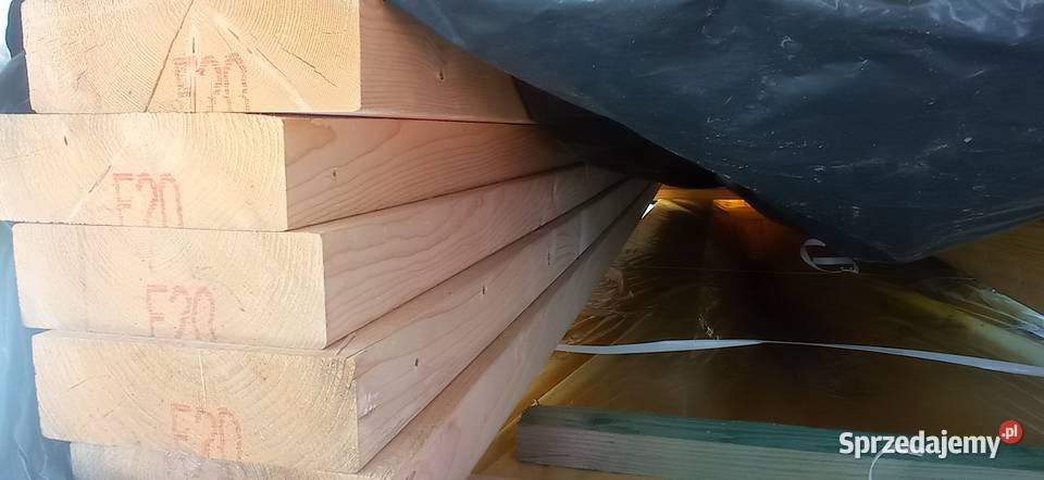 kantówka C24 świerk skandynawski 80x195 suszona lubuskie Zielona Góra
