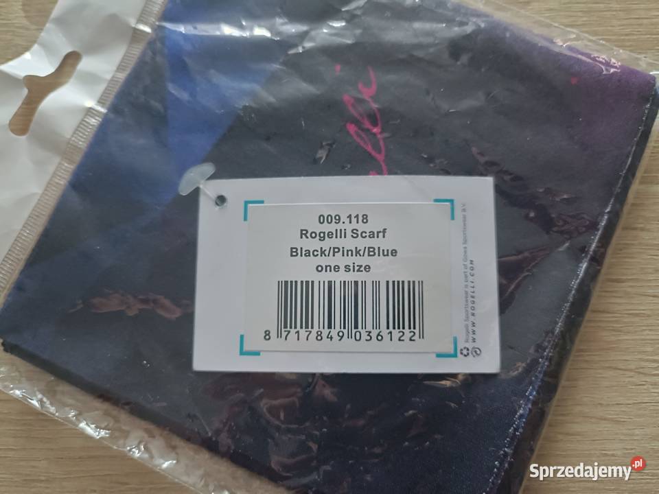 Komin chusta wielofunkcyjna granatoworóżowy Uniseks Kwidzyn