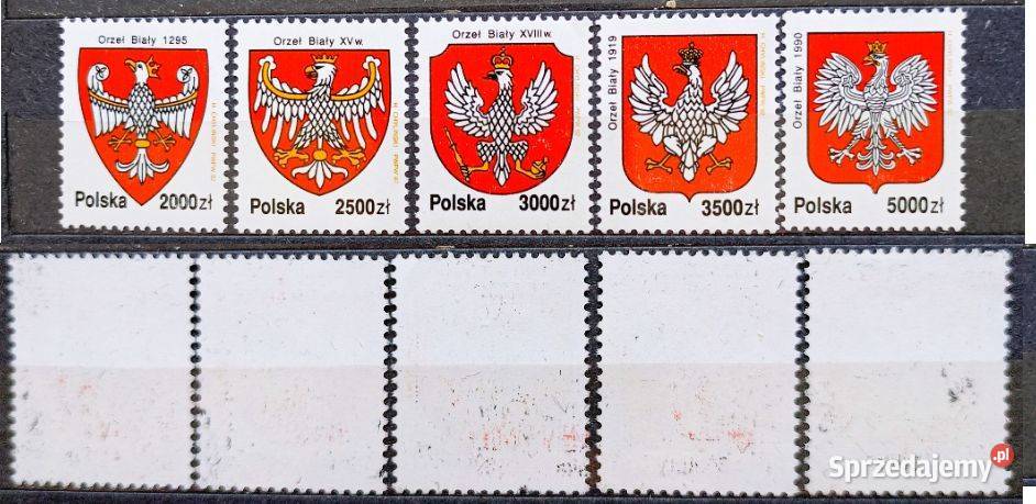 R Znaczki polskie rocznik 1992 czysty Leźnica Wielka-Osiedle