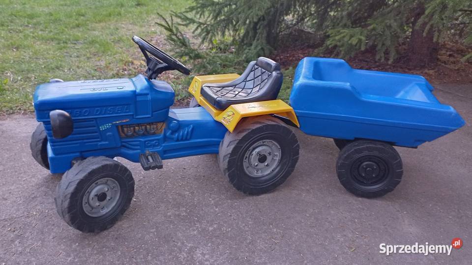 Traktorek jeździk na pedały z przyczepą wielkopolskie Tarnowo Podgórne