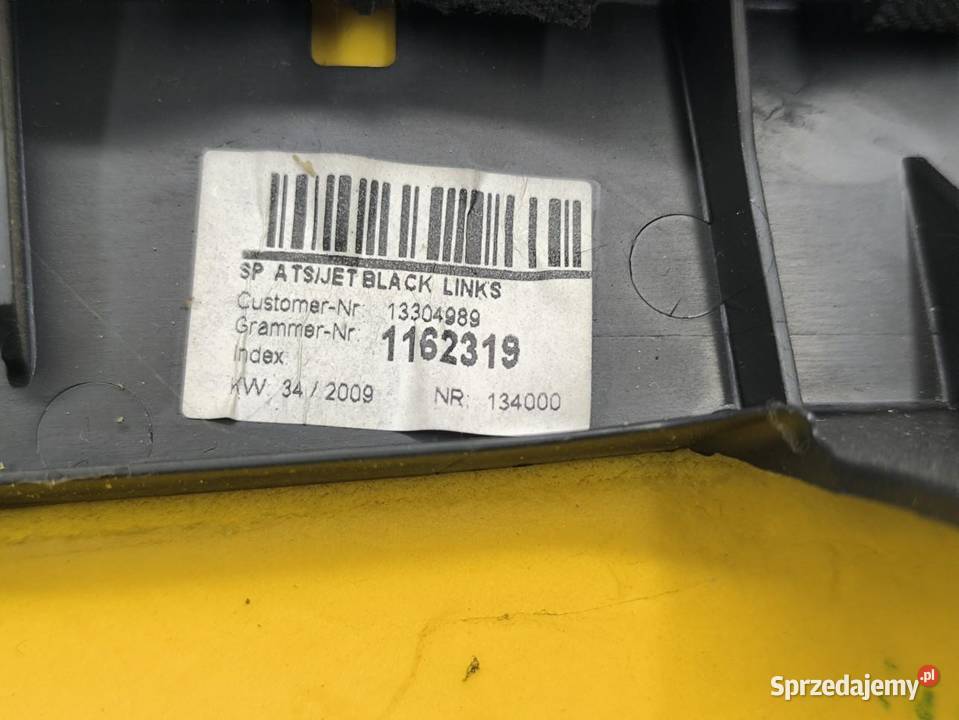 BOCZEK ZAKOŃCZENIE KANAPY TYŁ OPEL INSIGNIA A wielkopolskie