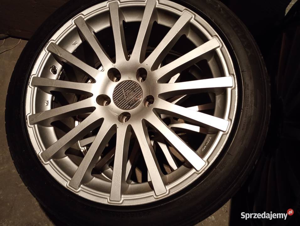 Felgi aluminiowe 18 z oponami 22545 mazda ford Dąbrowa Górnicza sprzedam