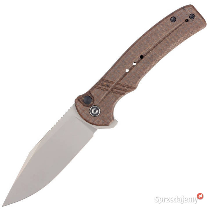 Nóż składany CIVIVI Cogent Brown Micarta Silver Warszawa