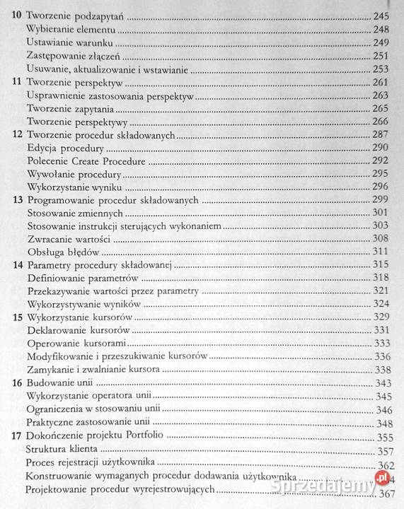 SQL kurs podstawowy Forrest Houlette Chełm