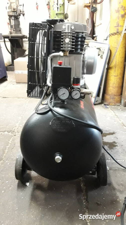 Sprężarka tłokowa B10036 AEG zbiornik 100L Produkcja Rudy