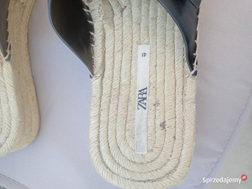Klapki espadryle Zara damskie Zara wielkopolskie Poznań