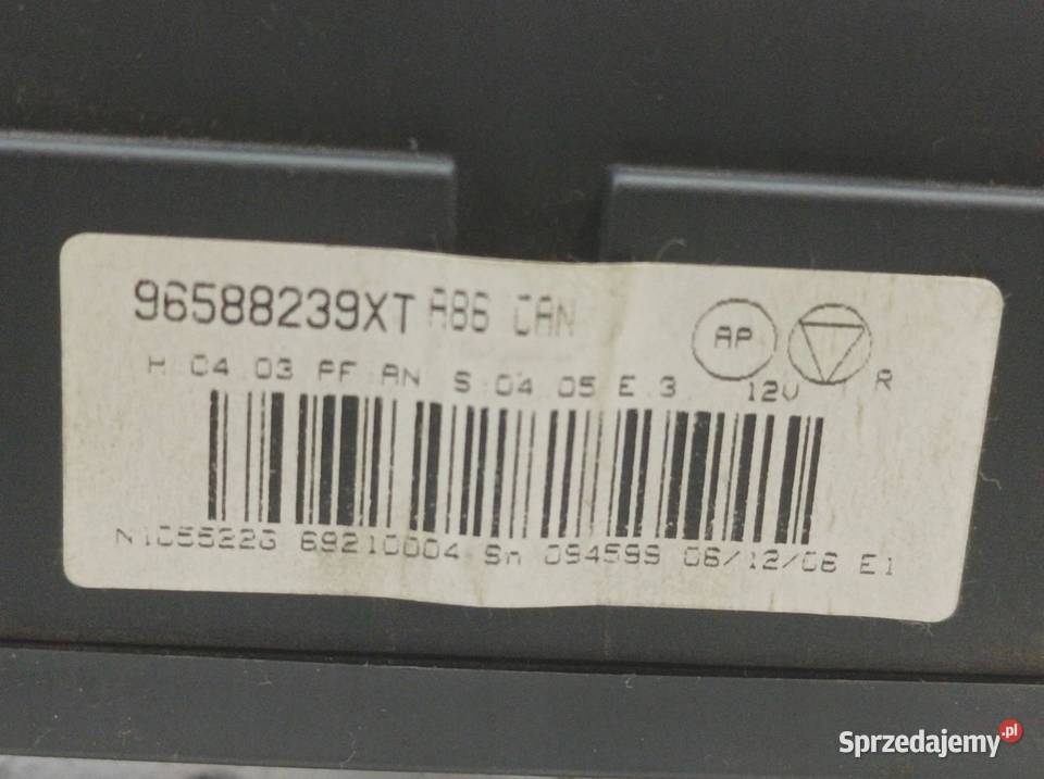 PANEL NAWIEWU 96588239XT Citroen C2 I 20032009 sprzedam