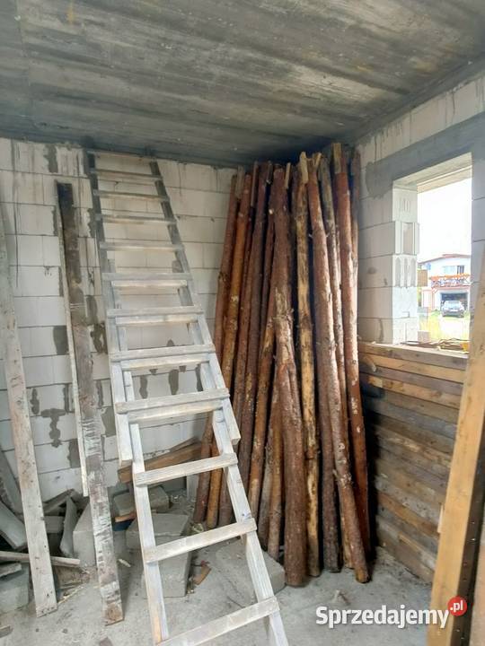 Stemple paliki słupki płot tymczasowy opał sprzedam
