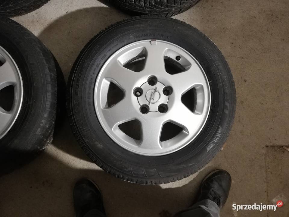 Felgi Opel 5x110 6Jx15H2 ET43 Opony 2 5 2 4 Rozmiar 15" Koła i felgi Zbaków Górny