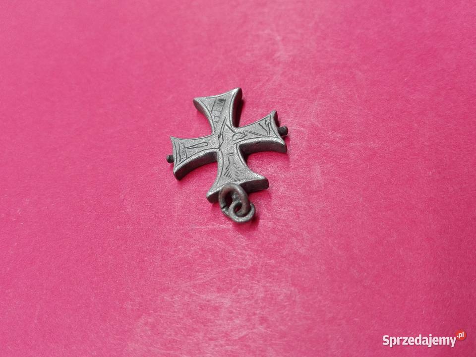 Srebrny stary krzyżyk relikwiarzowy łódzkie Tomaszów Mazowiecki sprzedam