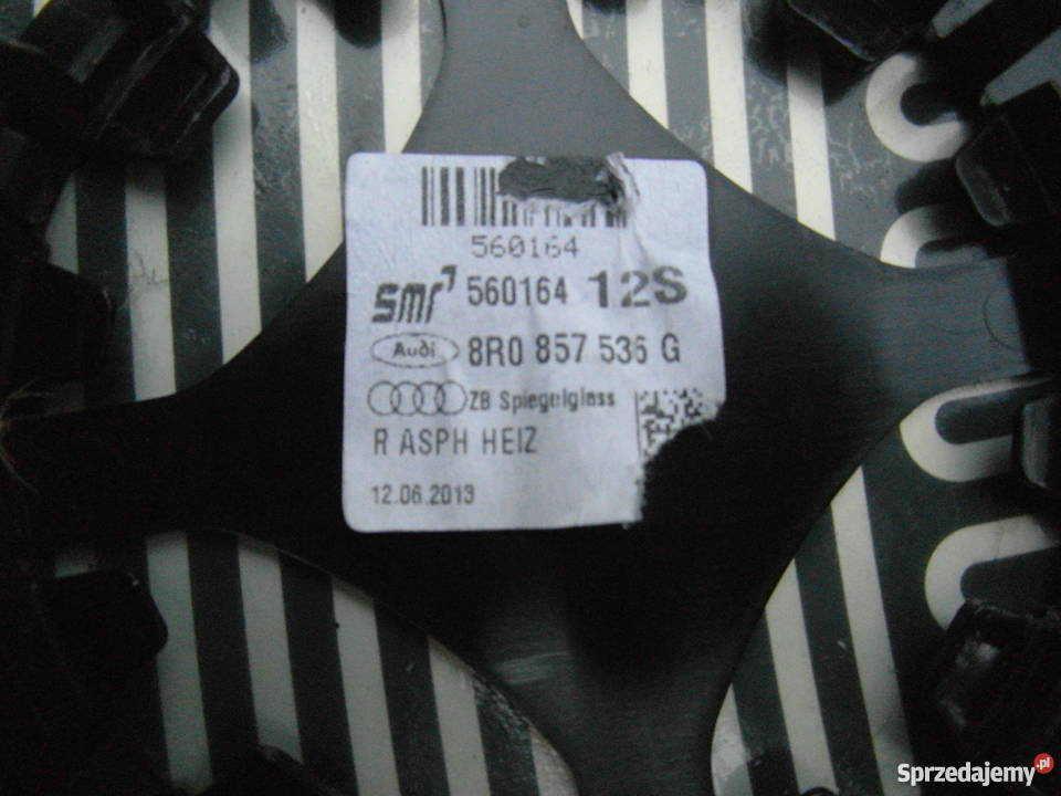 WKŁAD LUSTERKO PRAWE 8R0857536G AUDI Q5 Q7 Szczecin