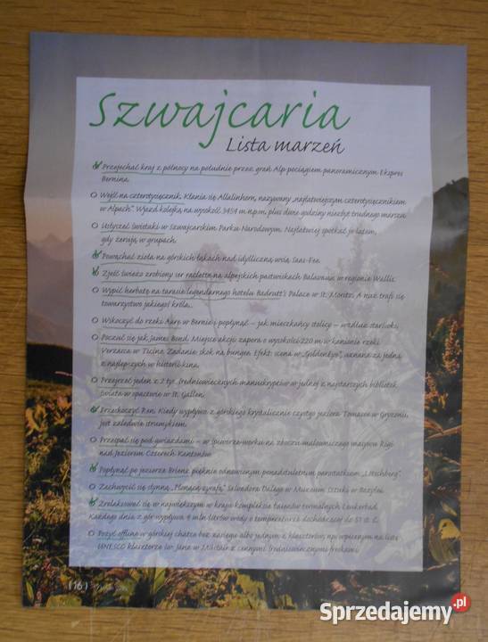 Lato w Szwajcarii trendy 2022 Gazeta Wyborcza sprzedam