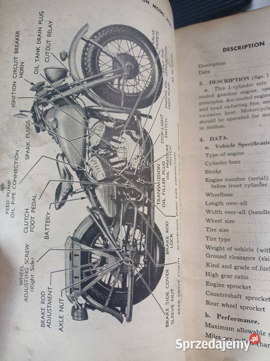 Instrukcja obsługi Harley WLA Bydgoszcz