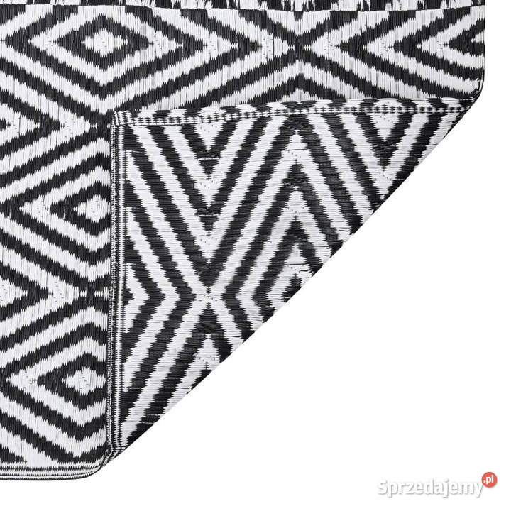 Dywan zewnętrzny czarny 80 x 250 PP WM317015