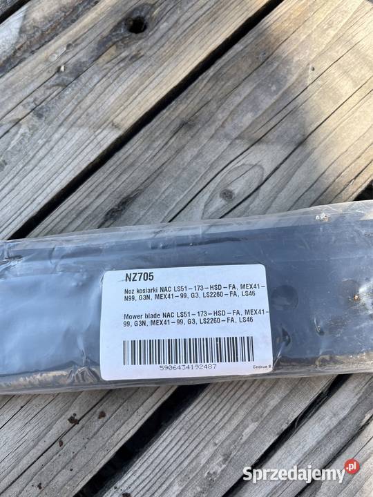 Nóż do kosiarki spalinowej Nać