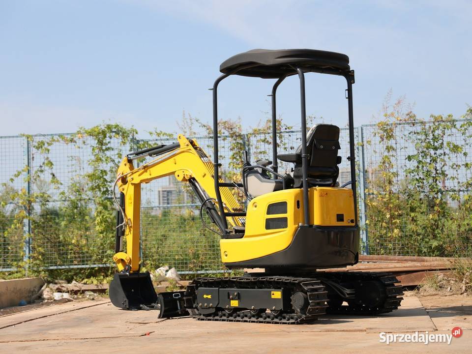 Minikoparka 2 t Mller Machinery MB 20 S silnik pełny VAT Pleszew sprzedam