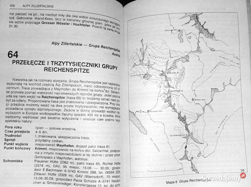 Alpy Wybór tras turystycznych i wspinaczkowych Chełm