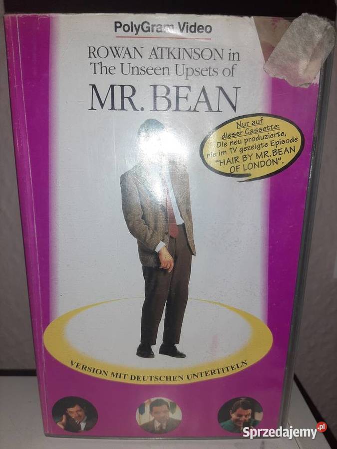 Mr Bean Unseen kaseta wideo VHS 1 płyta Pruszków