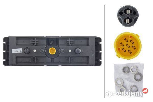 Lampa tylna uniwersalna HELLA lewa 24V Lampy tylne łódzkie Łódź