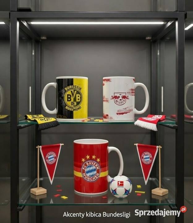 Bundesliga zestaw prezentowy niego 3 kubki Warszawa sprzedam