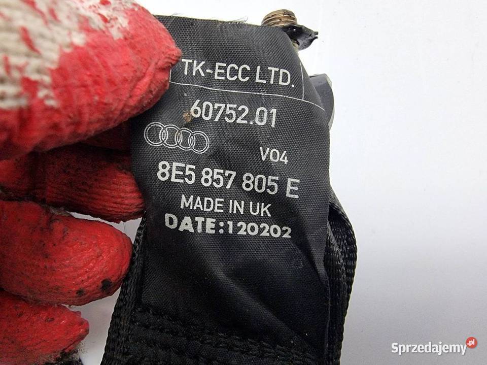 PAS BEZPIECZŃSTWA AUDI A4 B6 8E5857805E Pozostałe