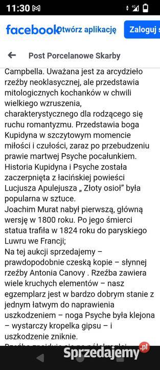 Rzeźba Pocałunek Amor iPsyche