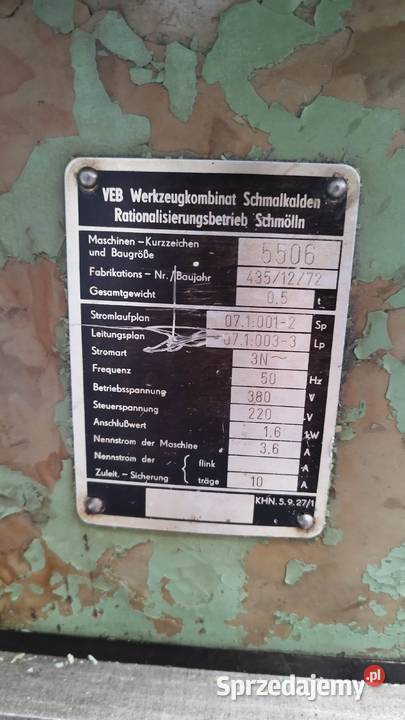 Nitownica Radialna Niciarka VEB TYP 5506