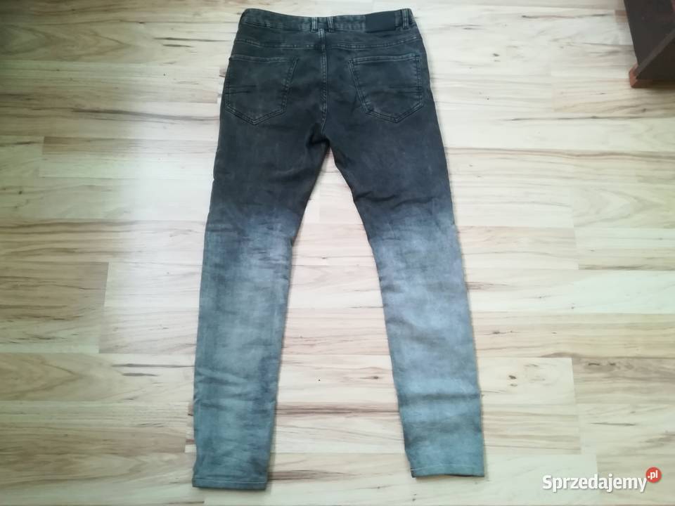 Spodnie meskie jeans dzins szare rozmiar M lubelskie