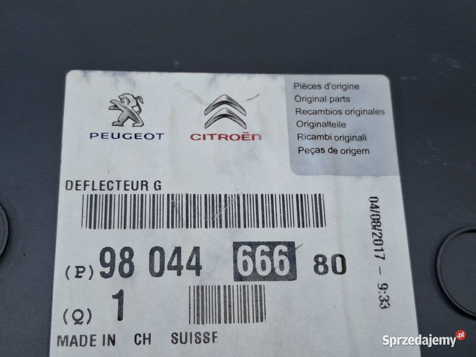 CITROEN BERLINGO PARTNER 3008 OSŁONA PODWOZIA osobowe Bieleń