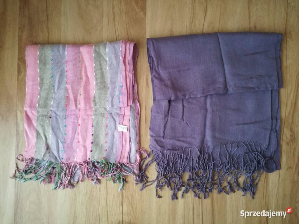 Zestaw 3 kolorowych szalików