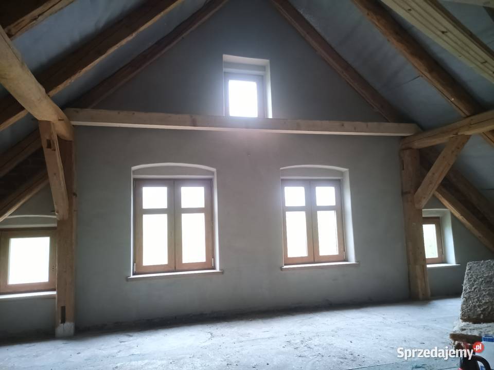 Tynki gliniane i cementowo wapienne Parzymiechy