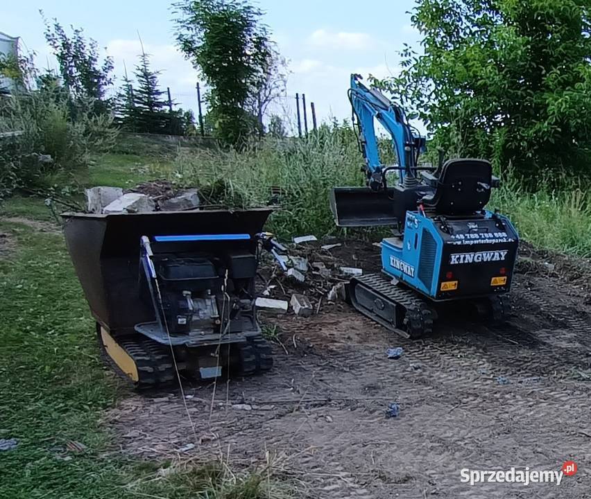 Minikoparka wywrotka wozidło usługi Pozostałe usługi