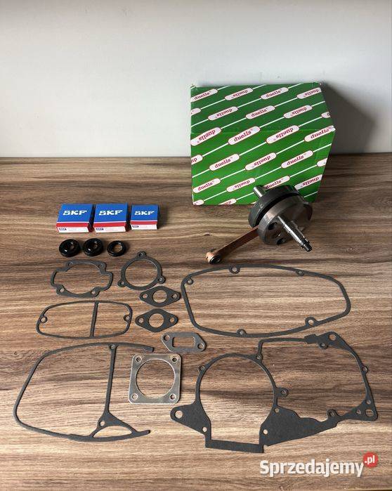 NOWY KOMPLETNY WAŁ KORBOWY DUELLS ŁOŻYSKA