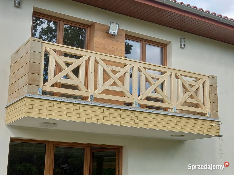 Barierkibalustrady drewniane mazowieckie Warszawa