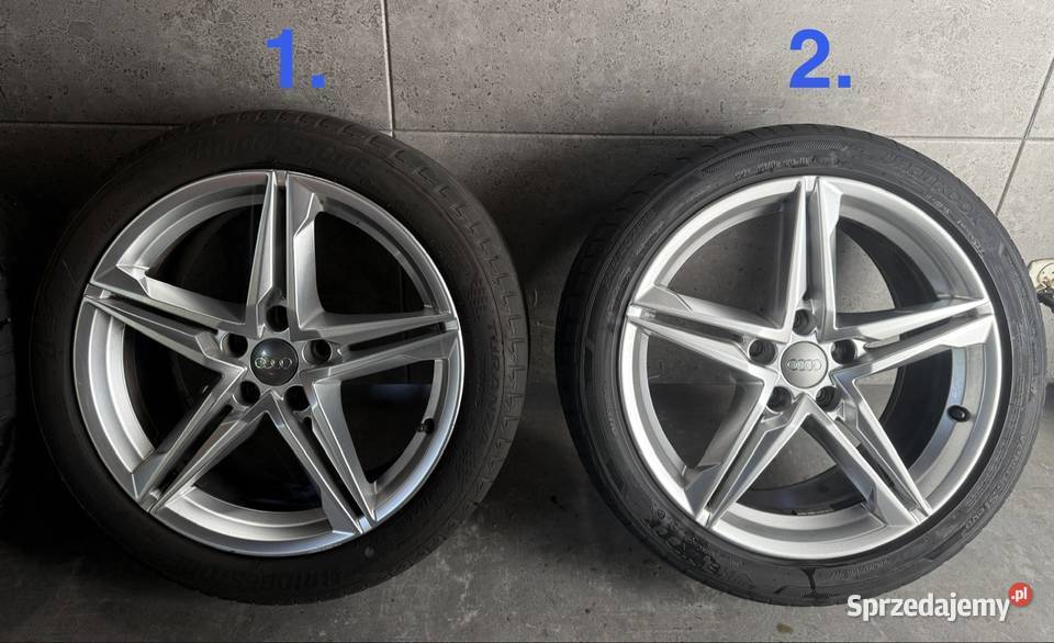 18 Audi A4 b8 b9 OEM sline 5x112 ET40 8J felgi Samochodowe wielkopolskie Lubasz