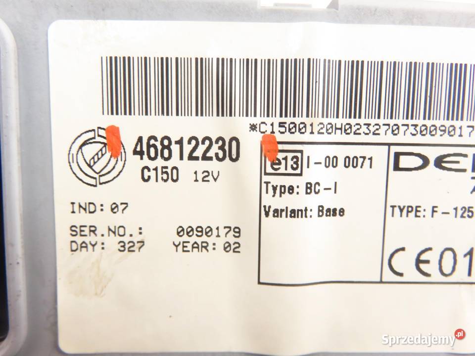 BSI FIAT PUNTO II 188 12 46812230 małopolskie