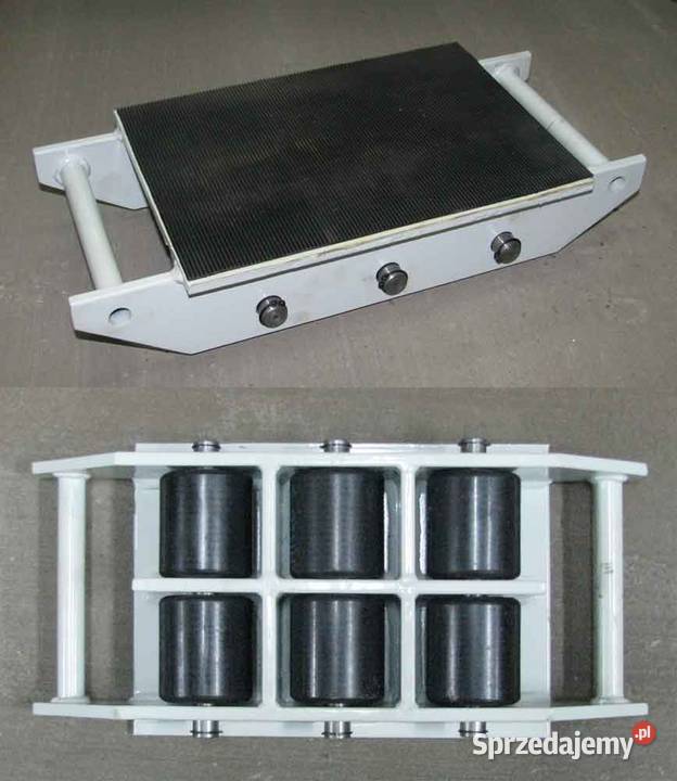 Wózek skrętny 8ks 9 ton do transportu maszyn Lubanie