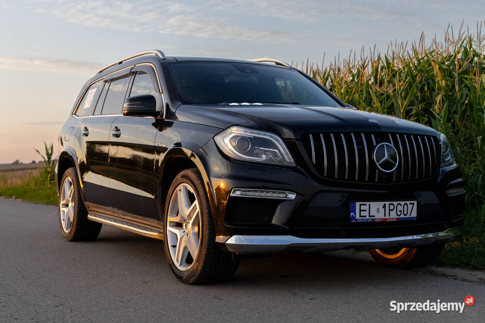 MercedesBenz GL 550 4MATIC X166 OFF ROAD skórzana tapicerka łódzkie