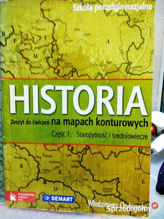 Historia na mapach konturowych Warszawa