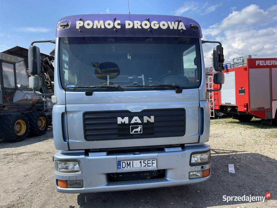 Man TGL MAN TGL 8210 Pomoc drogowa Autolaweta na Syców sprzedam