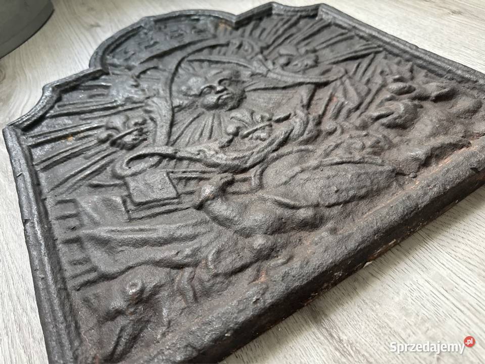 Średniowieczna żeliwna tablica pamiątkowa herb Bystrzyca Kłodzka sprzedam
