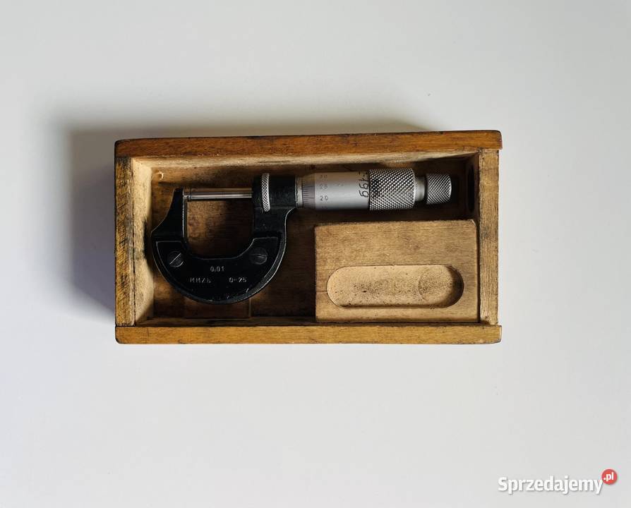 Mikrometr zewnętrzny MMZb 025 FWP Czarnożyły