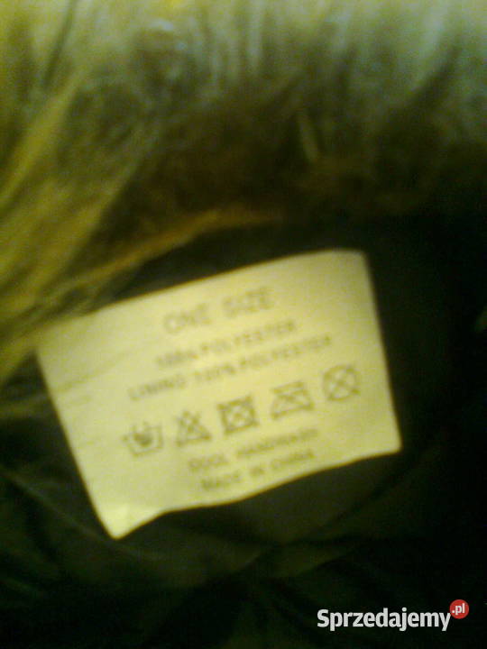 Czapka damska ze sztucznego futra łódzkie Łódź sprzedam