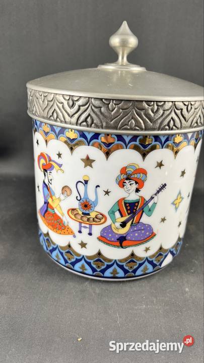Porcelanowy pojemnik bomboniera Zielona Góra