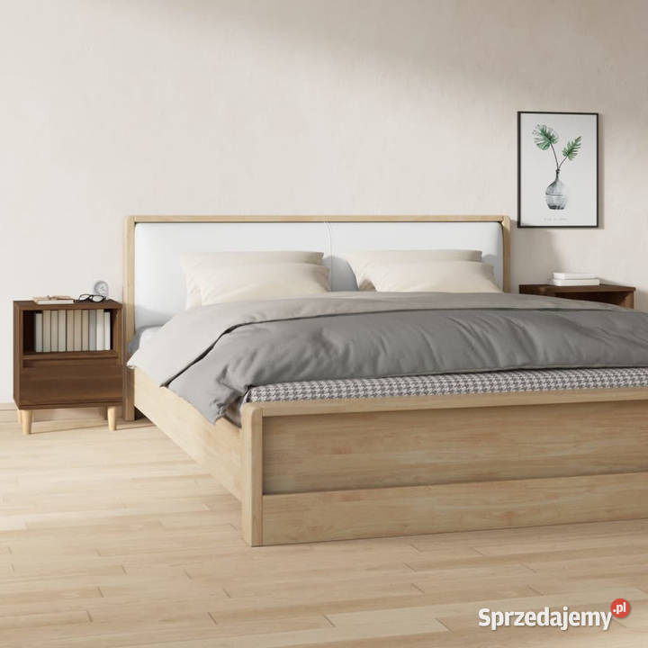 Szafki nocne 2 brązowy dąb 40x35x50 WM821809 Warszawa