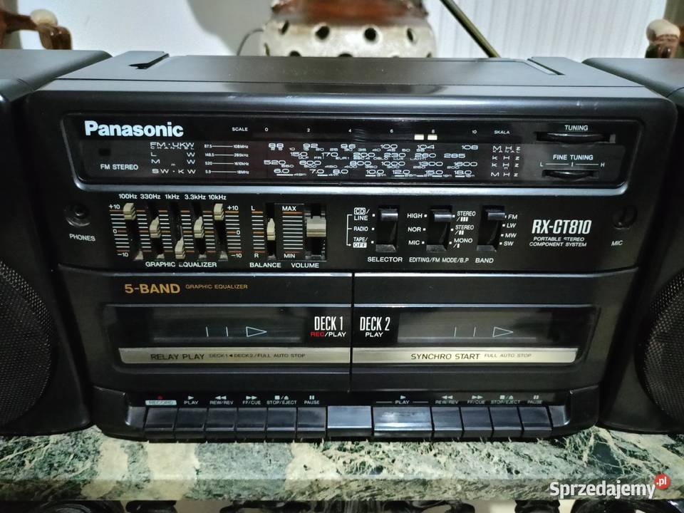 Radiomagnetofon PANASONIC RXCT810 Vintage Japan wielkopolskie