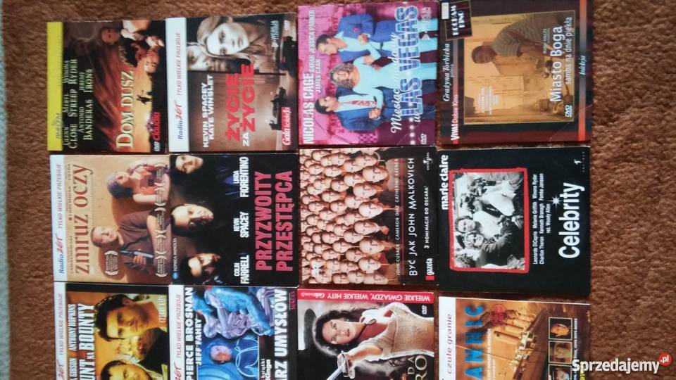 Filmy na DVD z gazet 60 sztuk Pruszków