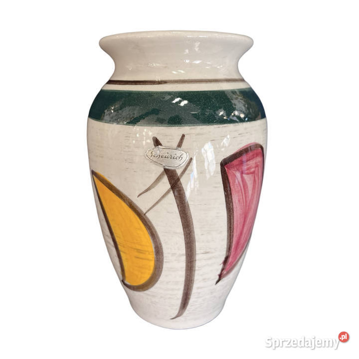 Ceramiczny wazon Look Scheurich Niemcy lata 70 Wazony